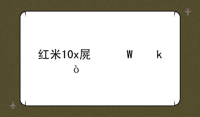 红米10x屏幕多大？