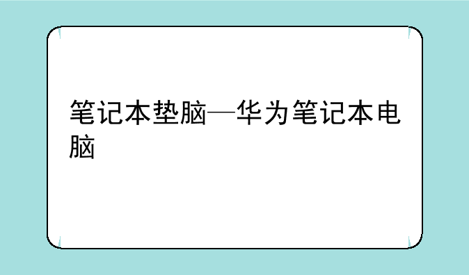 笔记本垫脑—华为笔记本电脑