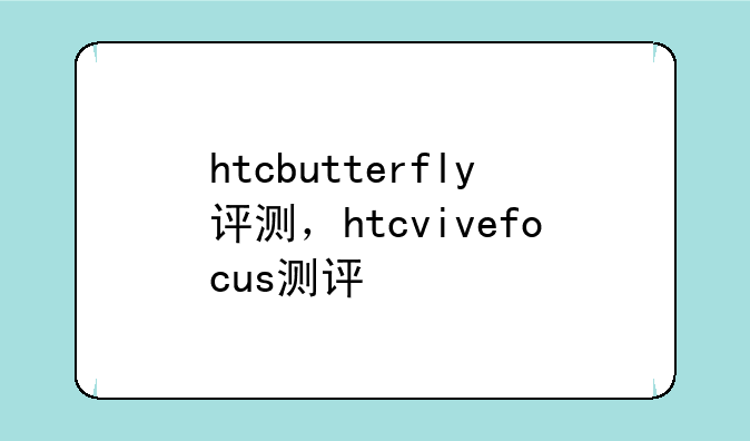 htcbutterfly评测，htcvivefocus测评